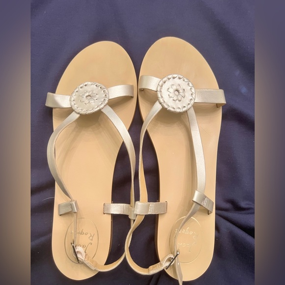 Jack Rogers Mollie sling back gold size 8.5 - Picture 6 of 6